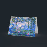 Tarjeta Monet - Lilies de agua, 1919<br><div class="desc">Famosa pintura de Claude Monet: Lilies de agua,  1919</div>