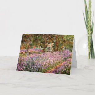 Tarjeta Monet - Los irlandeses en el jardín de Monet