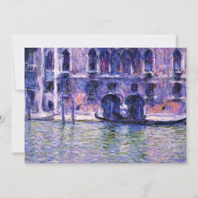 Tarjeta Monet - Palazzo da Mula (Anverso)