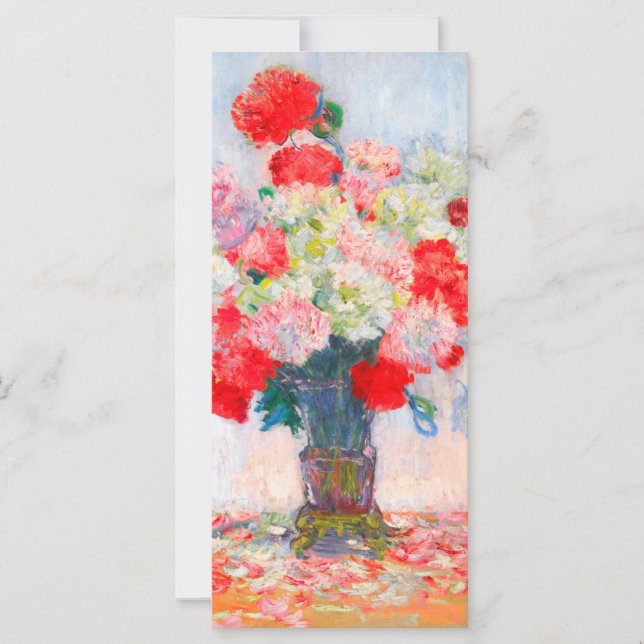 Tarjeta Monet Peonies (Anverso)