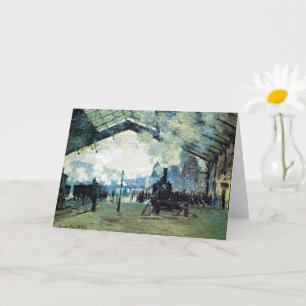 Tarjeta Monet - Saint-Lazare Gare, tren de Normandía,