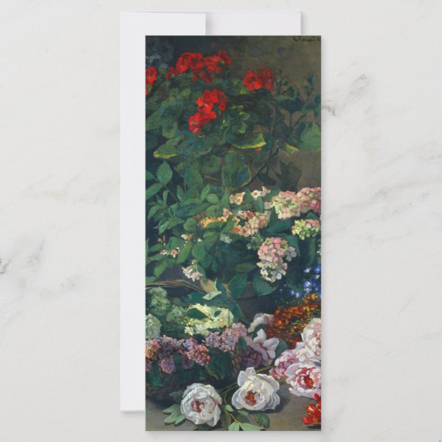 Tarjeta Monet Spring Flowers (Anverso)