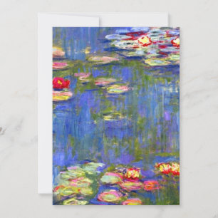Tarjeta Monet Water Lilies