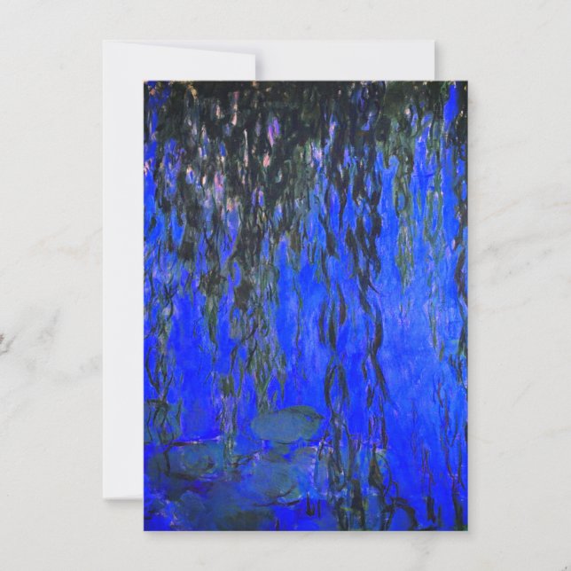 Tarjeta Monet Water Lilies (Anverso)