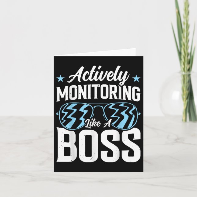 Tarjeta Monitoreo activo como jefe (Anverso)