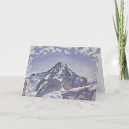 Tarjeta Monje Monje Con Nubes (Ferdinand Hodler)