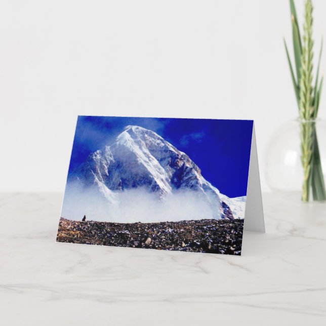 Tarjeta Monje y Pumori (Anverso)