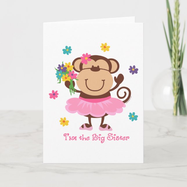 Tarjeta Monkey Big Sister (Anverso)