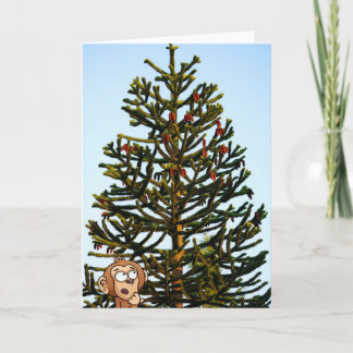 Tarjeta Monkey Puzzled.