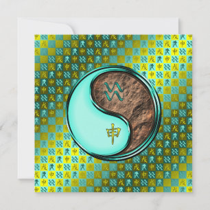 Tarjeta Mono acuario y terrestre