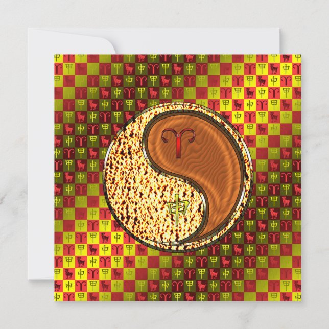 Tarjeta Mono Aries y Wood (Anverso)