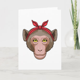 Tarjeta Mono con Bandana