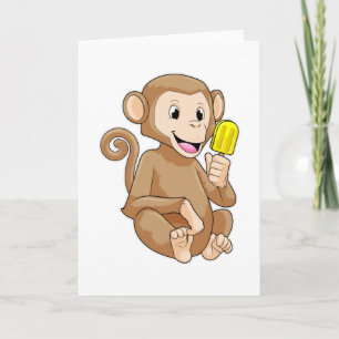 Tarjeta Mono con Popsicle