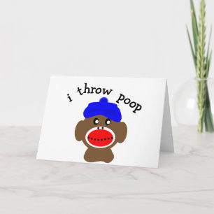 Tarjeta Mono de carga "DARO POOP"