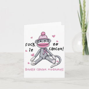 Tarjeta Mono De Concienciación Sobre El Cáncer De Mama Lo 