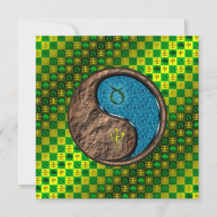 Tarjeta Mono de Taurus y Agua