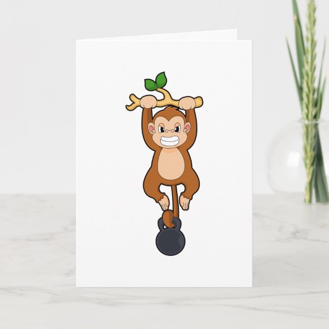 Tarjeta Mono en entrenamiento de fuerza con mancuerna (Anverso)