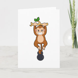 Tarjeta Mono en entrenamiento de fuerza con mancuerna