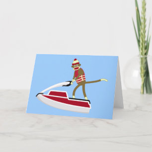 Tarjeta Mono Jetski del calcetín