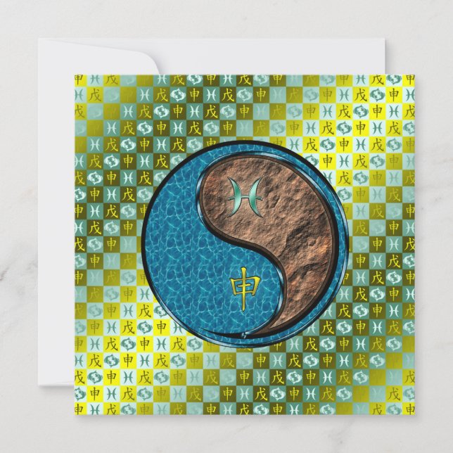 Tarjeta Mono Pisces y Tierra (Anverso)