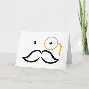Tarjeta Monocle y Mustache