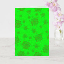 Tarjeta monocroma FTF 5x7 en verde