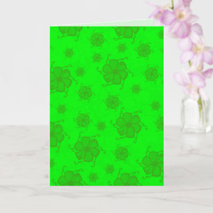 Tarjeta monocroma FTF 5x7 en verde