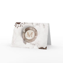 Monograma Café Latte Art | Cumpleaños