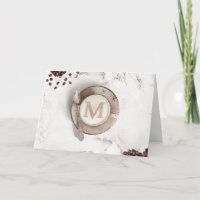 Monograma Café Latte Art | Cumpleaños