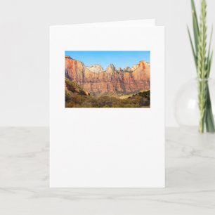 Tarjeta Monoset al amanecer en el Parque Nacional de Zion