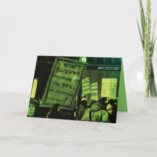 Tarjeta Monotonous Beat Poem