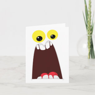 Tarjeta Monster disfraz facil disfraz Ideas tontas Hallowe