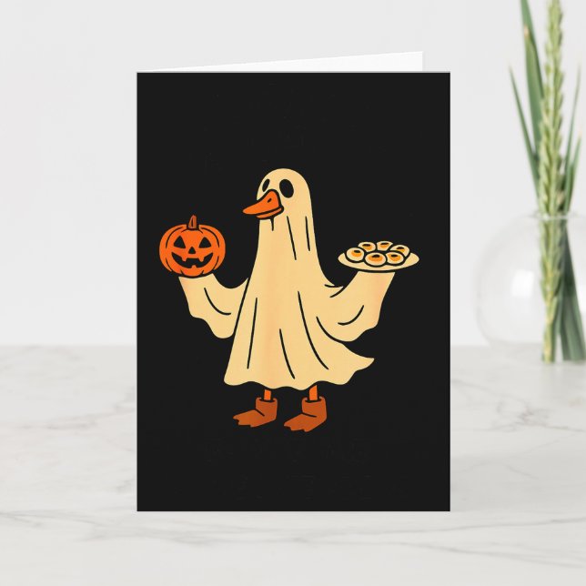 Tarjeta Monsters Don't Eat Ghost Because They Taste Like S (Anverso)