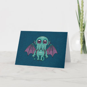 Tarjeta Monstruo de Cthulhu, niño pequeño