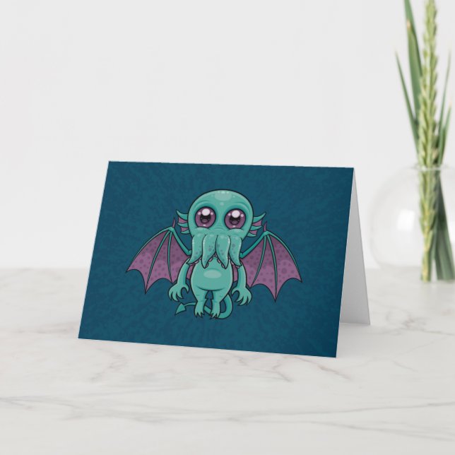 Tarjeta Monstruo de Cthulhu, niño pequeño (Anverso)