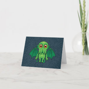 Tarjeta Monstruo de Cthulhu Verde