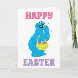 Tarjeta Monstruo de Galleta de Pascua