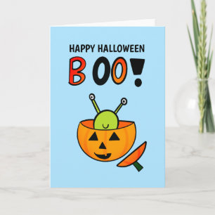 Tarjeta Monstruo de Halloween