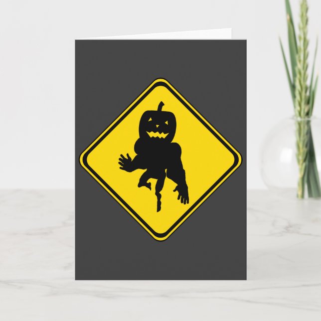 Tarjeta Monstruo de Halloween por delante (Anverso)