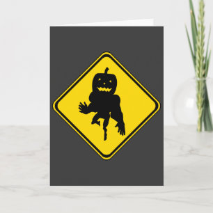 Tarjeta Monstruo de Halloween por delante