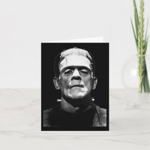 Tarjeta Monstruo de la película de terror de Halloween
