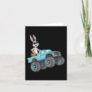 Tarjeta Monstruo de la travesía de un conejo de Pascua Cam
