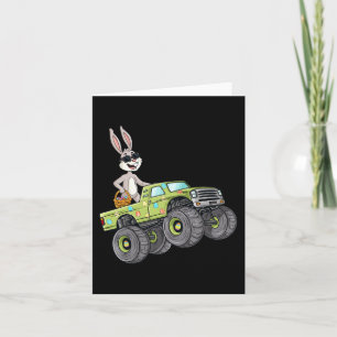 Tarjeta Monstruo de la travesía de un conejo de Pascua Cam