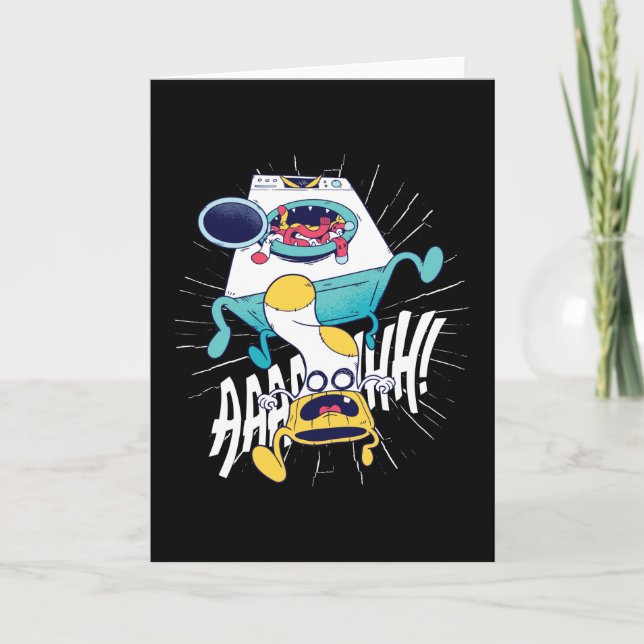 Tarjeta Monstruo de lavadora (Anverso)