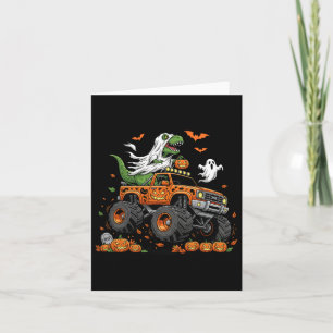 Tarjeta Monstruo de montura de dinosaurio T-rex Camión Hal