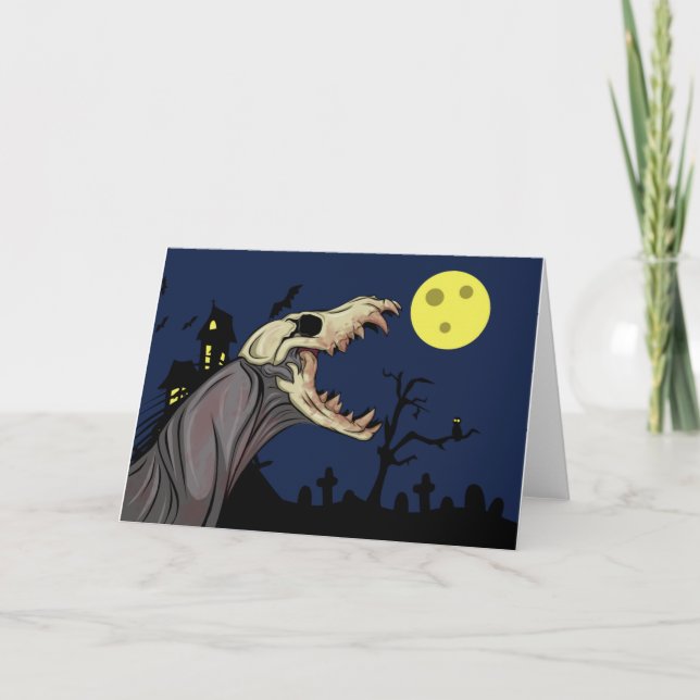 Tarjeta Monstruo del cráneo (Anverso)