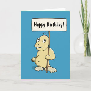 Tarjeta Monstruo Personalizado gracioso con cookie persona