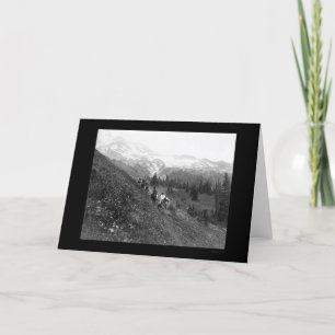 Tarjeta Mont. Rainier Horse Trail Ride 1912