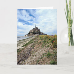 Tarjeta Mont-Santo-Miguel, Normandía, Francia