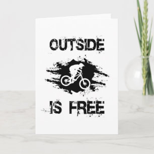 Tarjeta Montaña Bicicleta Bicicleta MTB Bicicleta Gift Ide